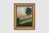 Algernon Newton Oak Tree on a Hillside 1963 LR