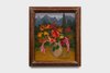 Cedric Morris, Red Flowers on a Mountainscape, 1969